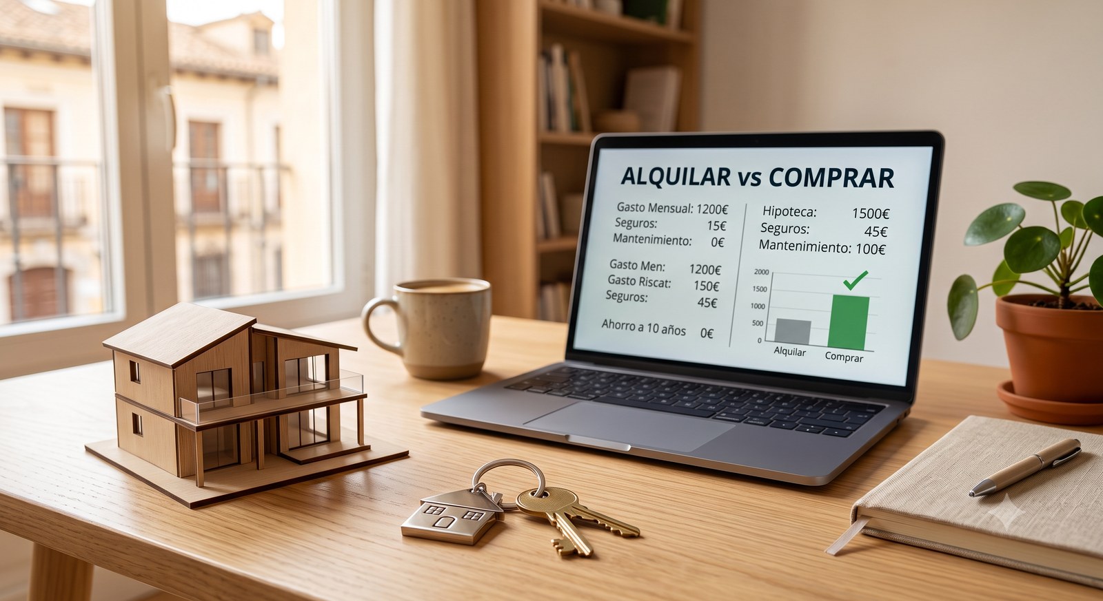 Alquilar o comprar vivienda: cómo decidir con números